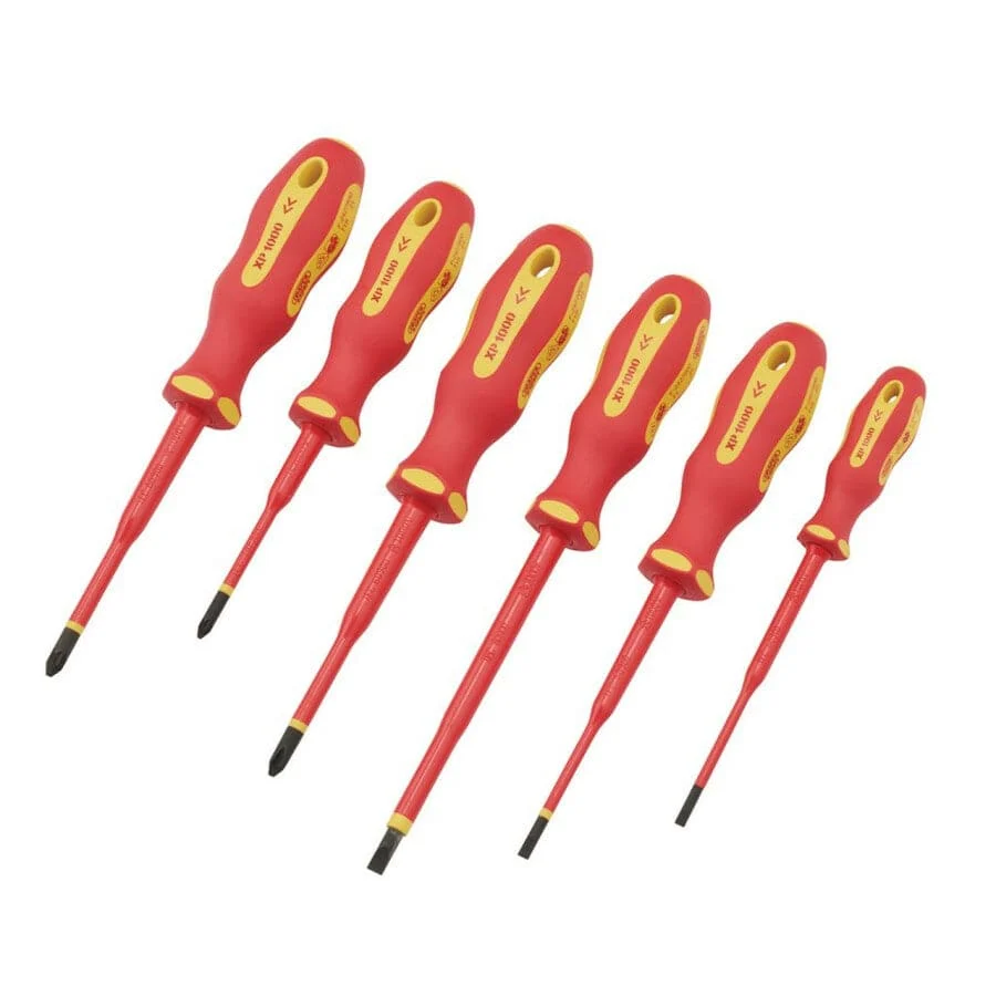 XP1000 Schroevendraaierset, VDE Slimline, 6dlg Draper Tools
