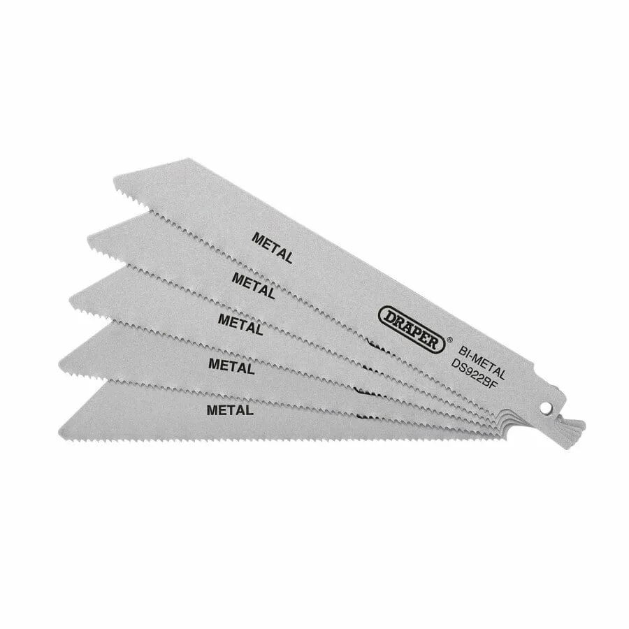 Zaagblad recipro, metaal (150mm) 14T, 5st Draper Tools