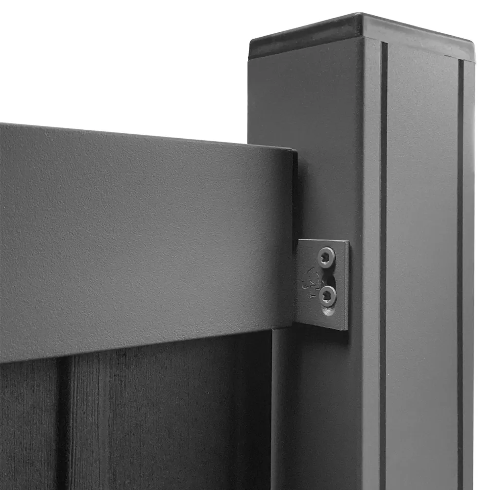 Elephant t-beslagset voor Elephant tuinschermen Design 6 stuks antraciet