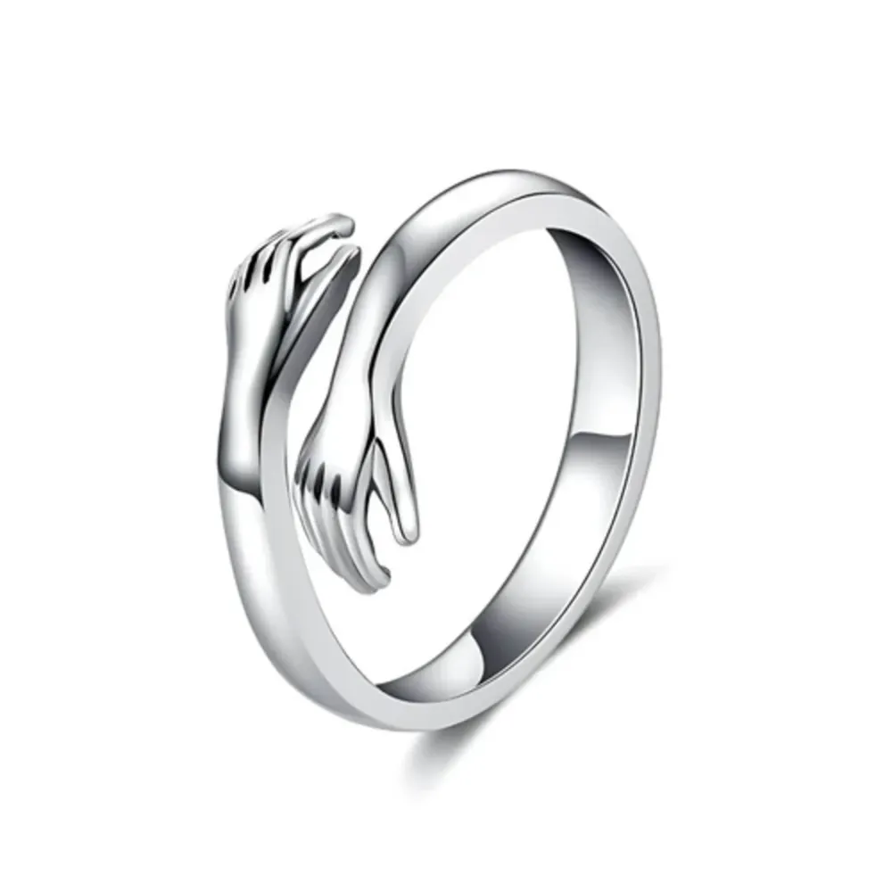 EmbraceRing | Verstelbare Ring met 18K Verguld Design