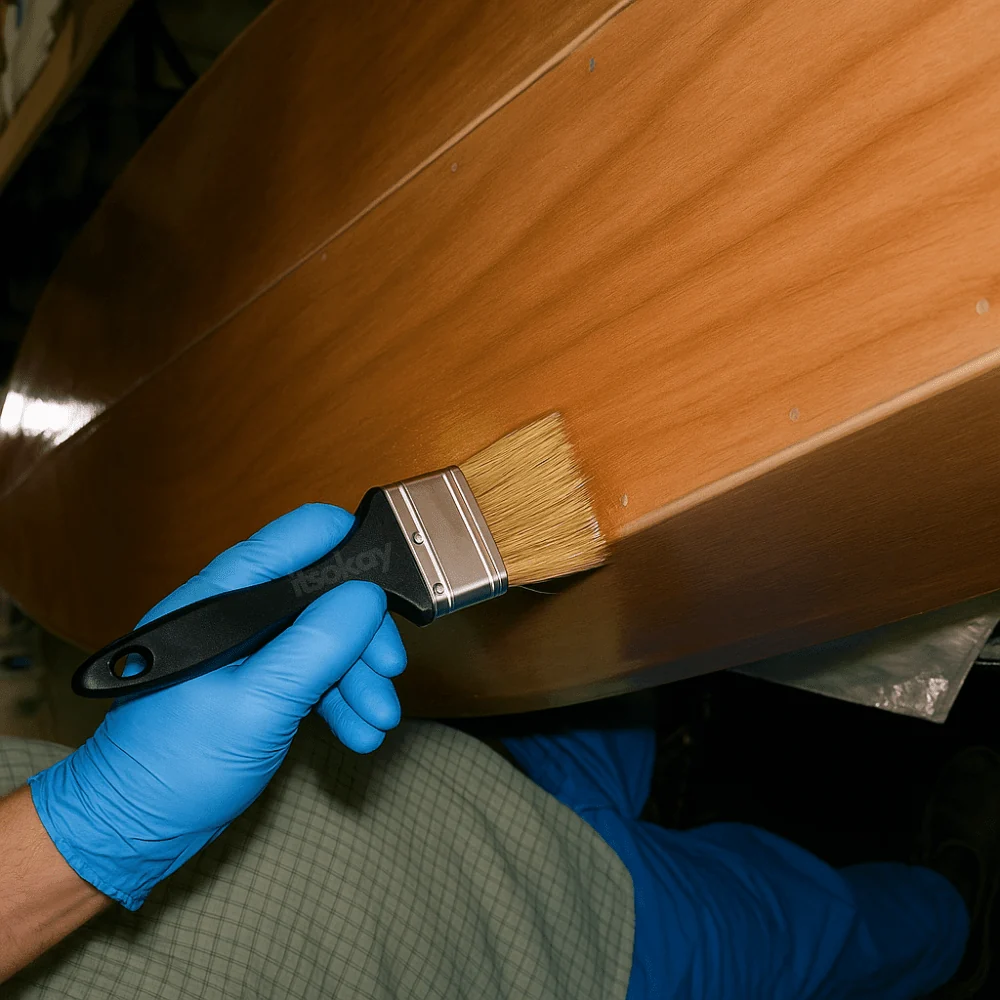 Epoxy kwast plat