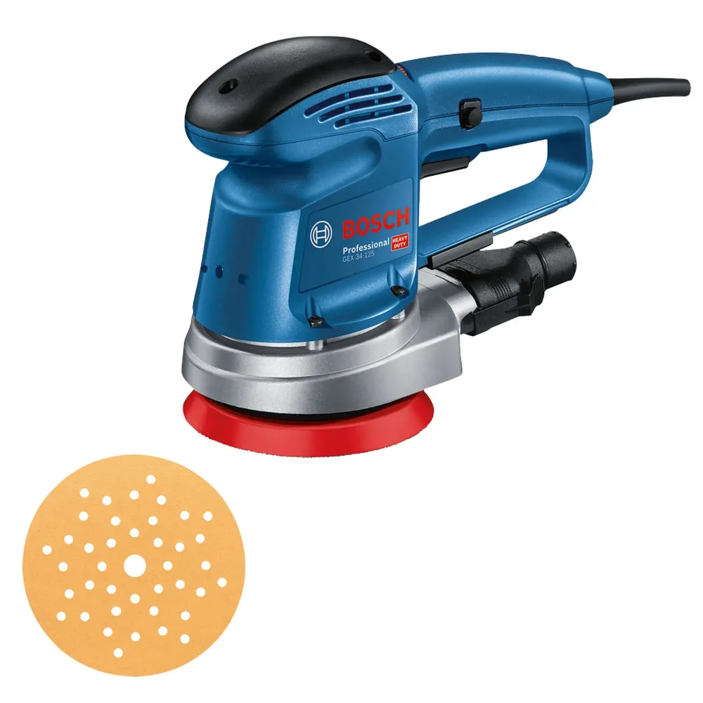 Excentrische schuurmachine Bosch GEX 34-125 PRO 340W