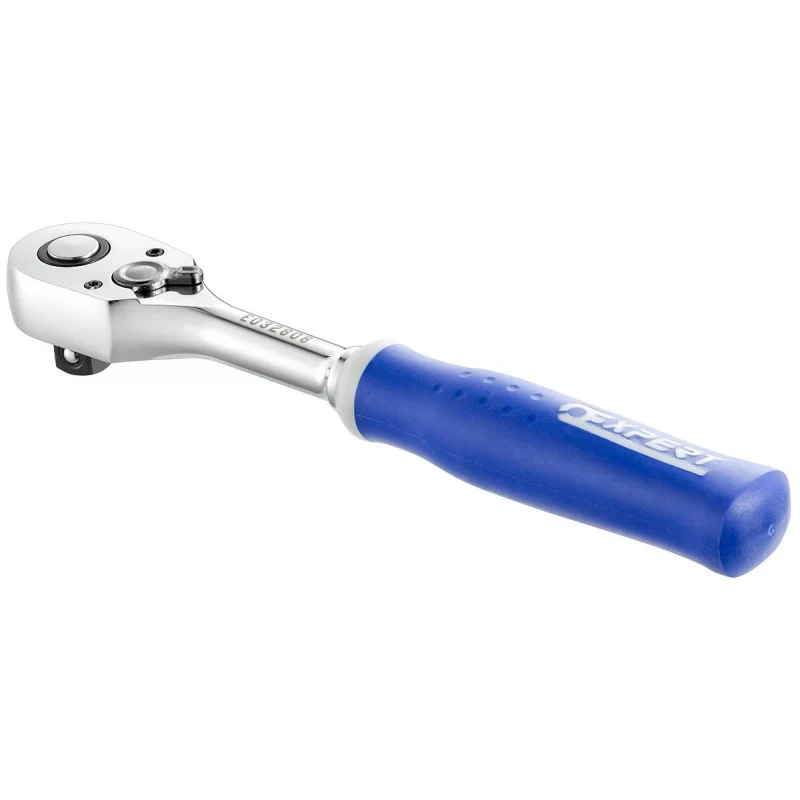 EXPERT Reversible Socket Wrench 1/2'' Male Square Drive 72 Teeth