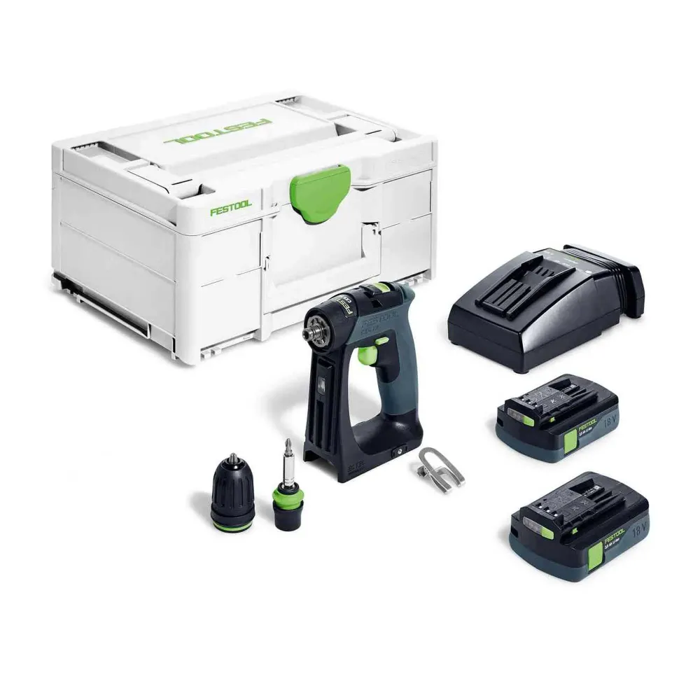 Boormachine Festool CXS C 3.0-Plus 18V 3Ah