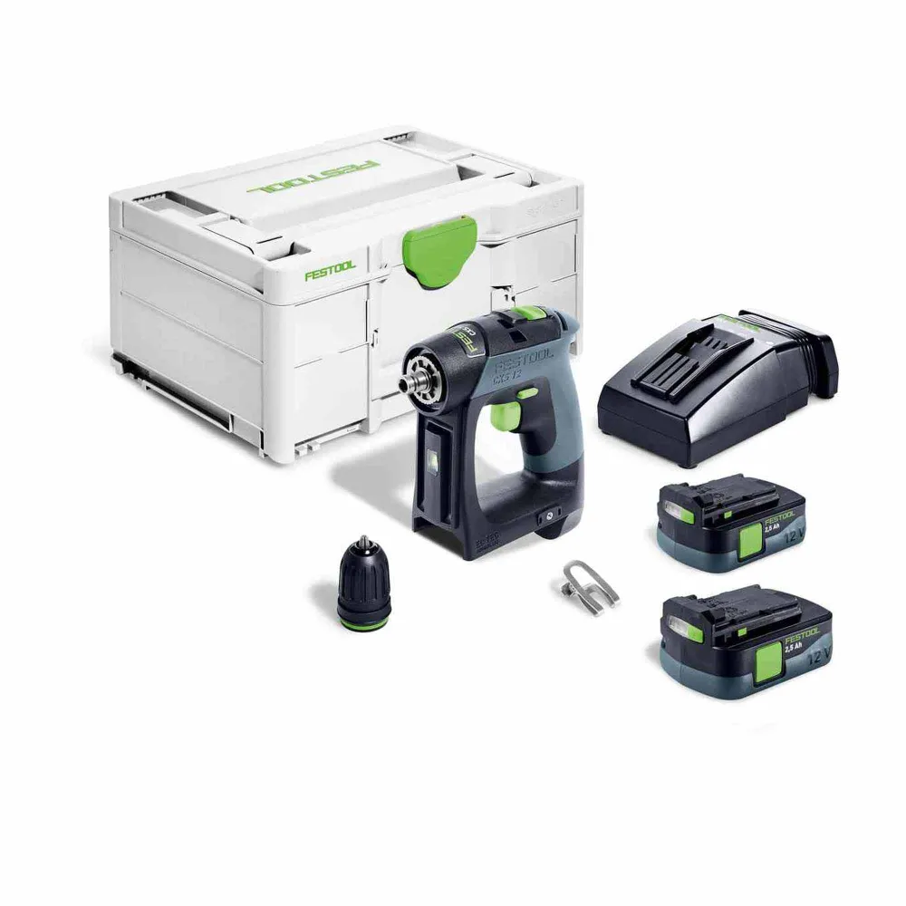 Oefening Festool CXS 12 2.5-Plus