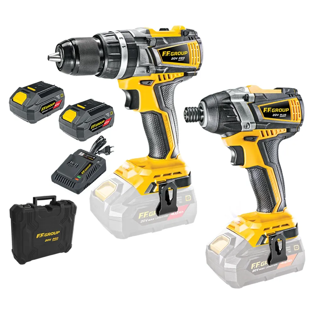 Schroevendraaierset FFgroup 20V 4Ah