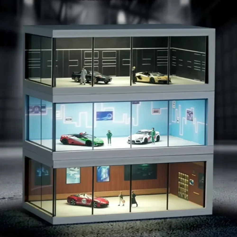 AutoDisplay | Elegante Showcase voor Speelgoedauto's en Miniatuurmodellen Finest Luxe