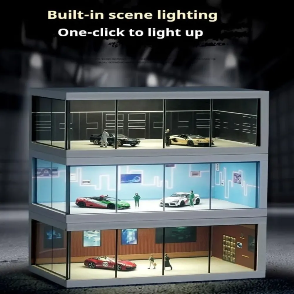 AutoDisplay | Elegante Showcase voor Speelgoedauto's en Miniatuurmodellen Finest Luxe