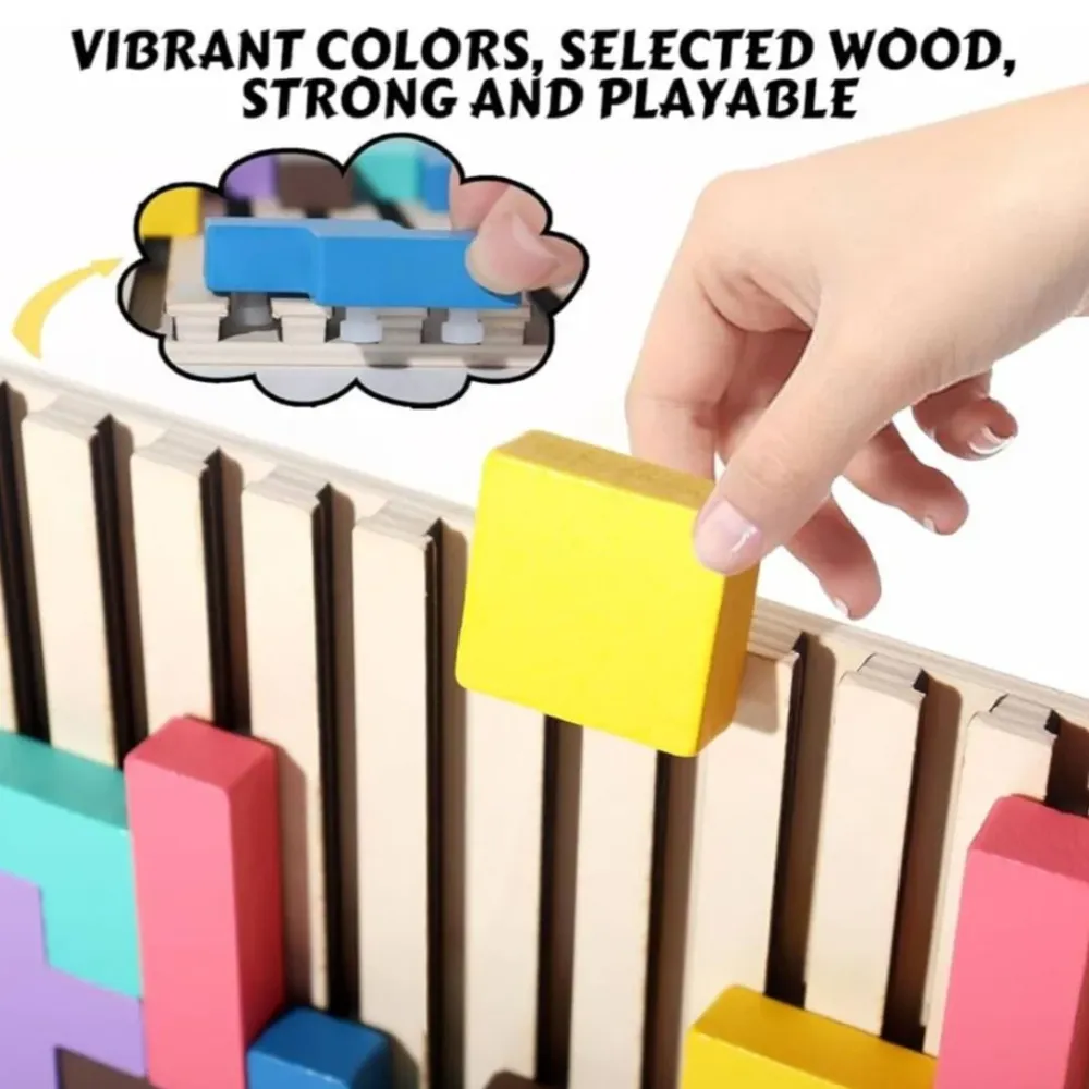 BlockWise | Educatieve Houten Blokken voor Leren & Spelen Finest Luxe