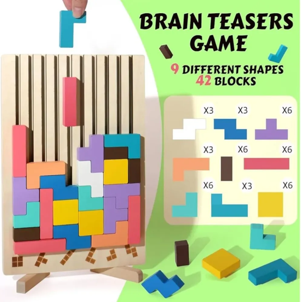 BlockWise | Educatieve Houten Blokken voor Leren & Spelen Finest Luxe