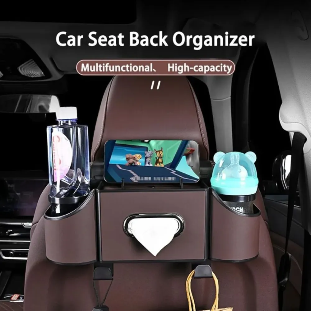CarTidy | Luxe Auto Organizer met 4--1 Opbergsysteem Finest Luxe
