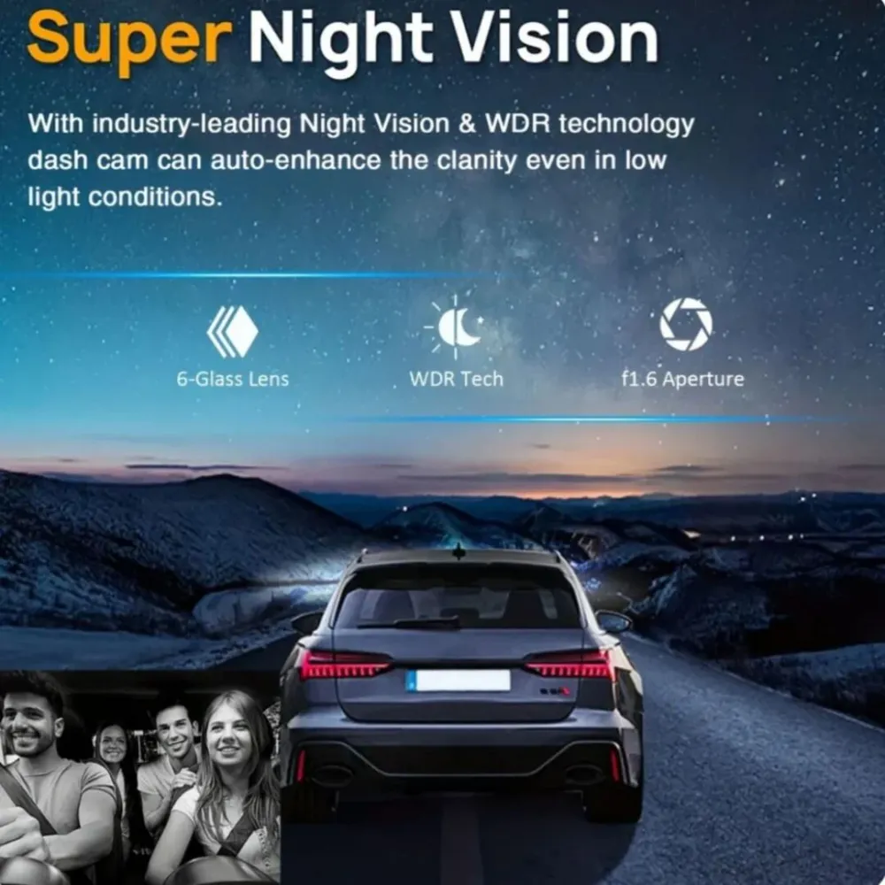 DriveGuard | 1080P Dashcam met Nachtzicht, Audio & Bewegingsdetectie Finest Luxe