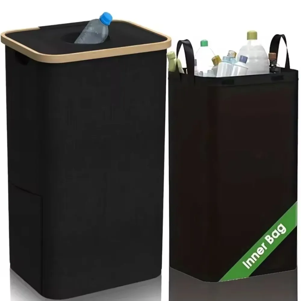 EcoBin | Ruimtebesparende Recyclemand met Afneembare Zak Finest Luxe