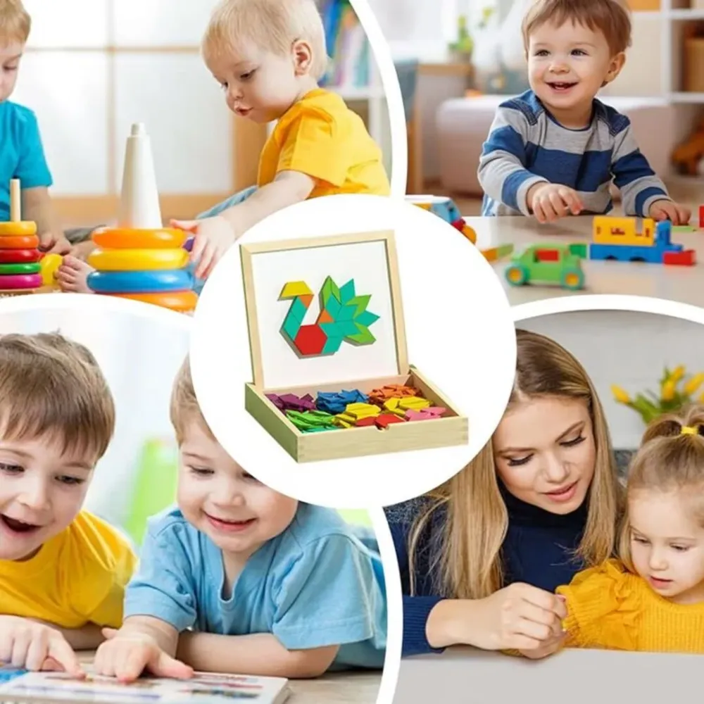EduBlocks | 3--1 Magnetische Puzzel en Bouwset voor Slimme Ontwikkeling Finest Luxe