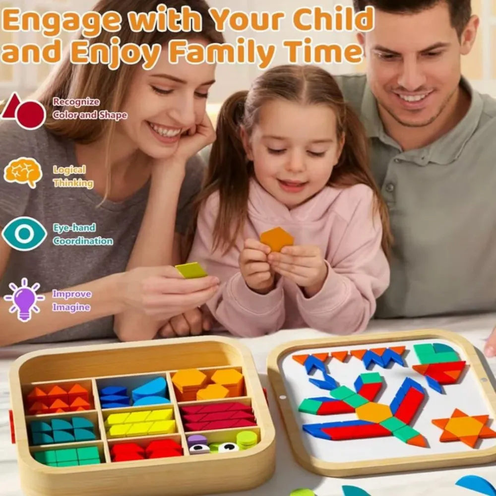 EduBlocks | 3--1 Magnetische Puzzel en Bouwset voor Slimme Ontwikkeling Finest Luxe