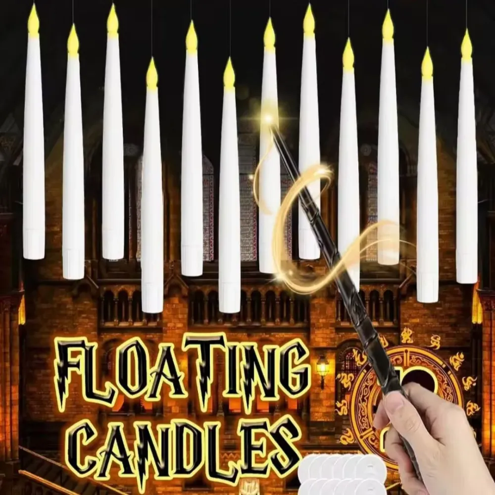 FloataLight | Zwevende LED-Kaarsen met Magische Toverstaf voor Sfeervolle Decoratie Finest Luxe