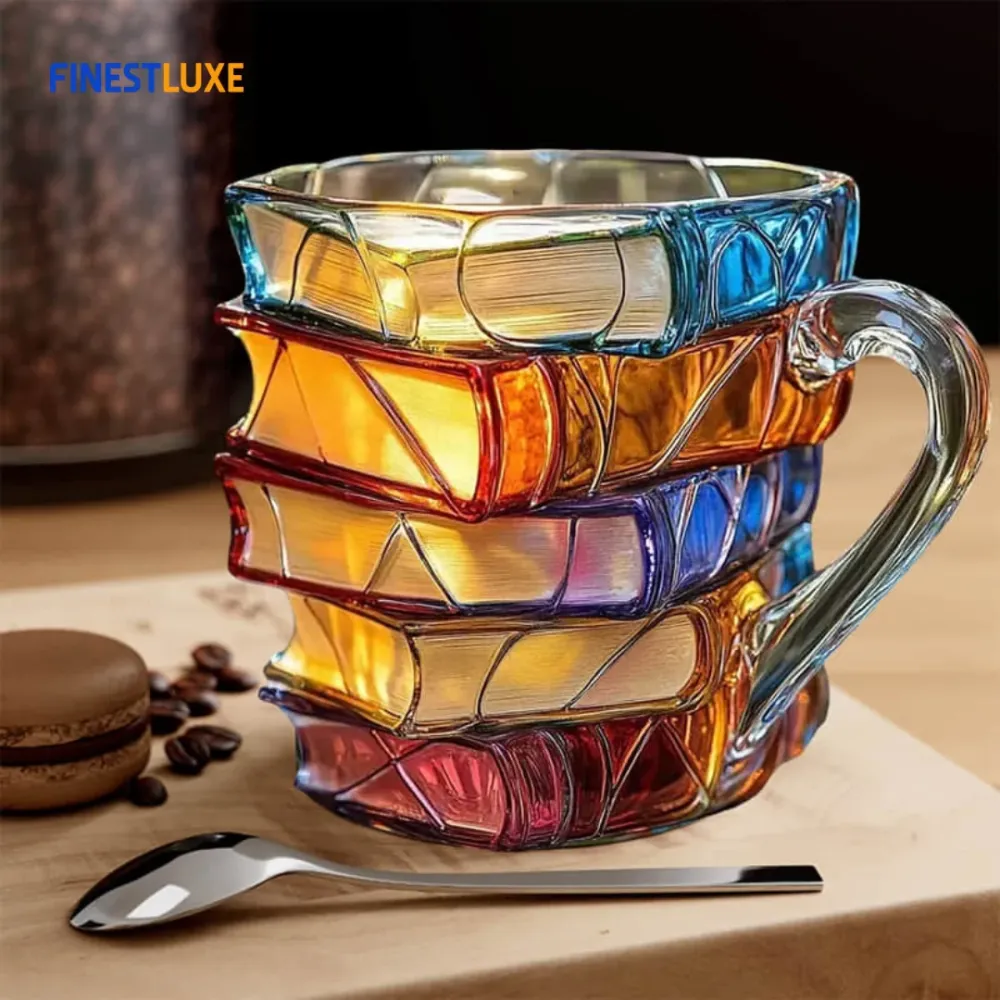 LibroMug | Handgemaakte 3D Mok voor Boekenliefhebbers Finest Luxe