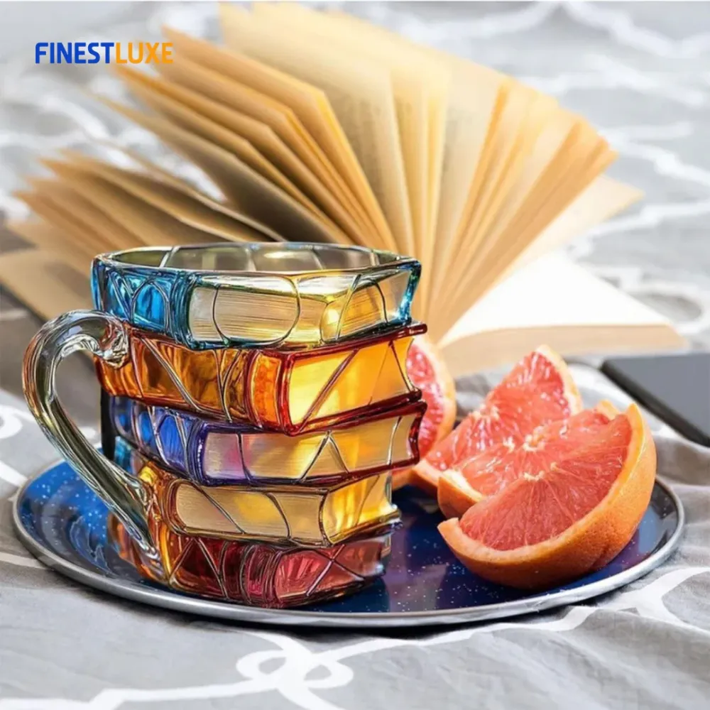 LibroMug | Handgemaakte 3D Mok voor Boekenliefhebbers Finest Luxe