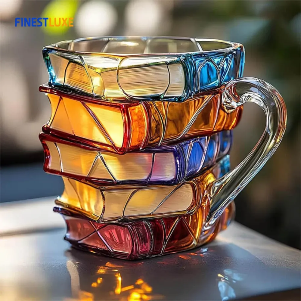LibroMug | Handgemaakte 3D Mok voor Boekenliefhebbers Finest Luxe