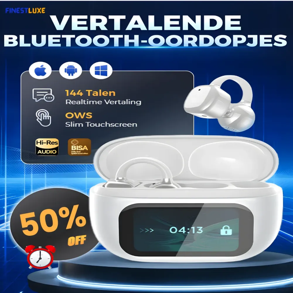 LynGo | Slimme Oordopjes met Realtime Vertaling & Touchscreen Finest Luxe