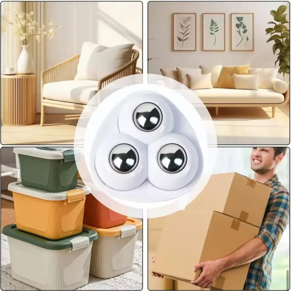 MoveEasy | Plakbare Wieltjes voor Lades, Kasten en Plantenbakken Finest Luxe
