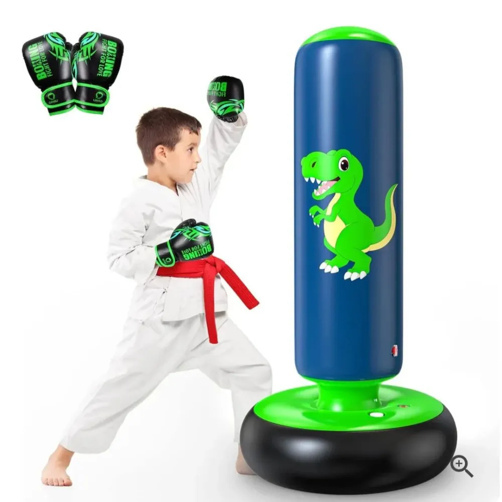PowerPunch Kids | Opblaasbare Bokszak voor Beweging & Zelfvertrouwen Finest Luxe