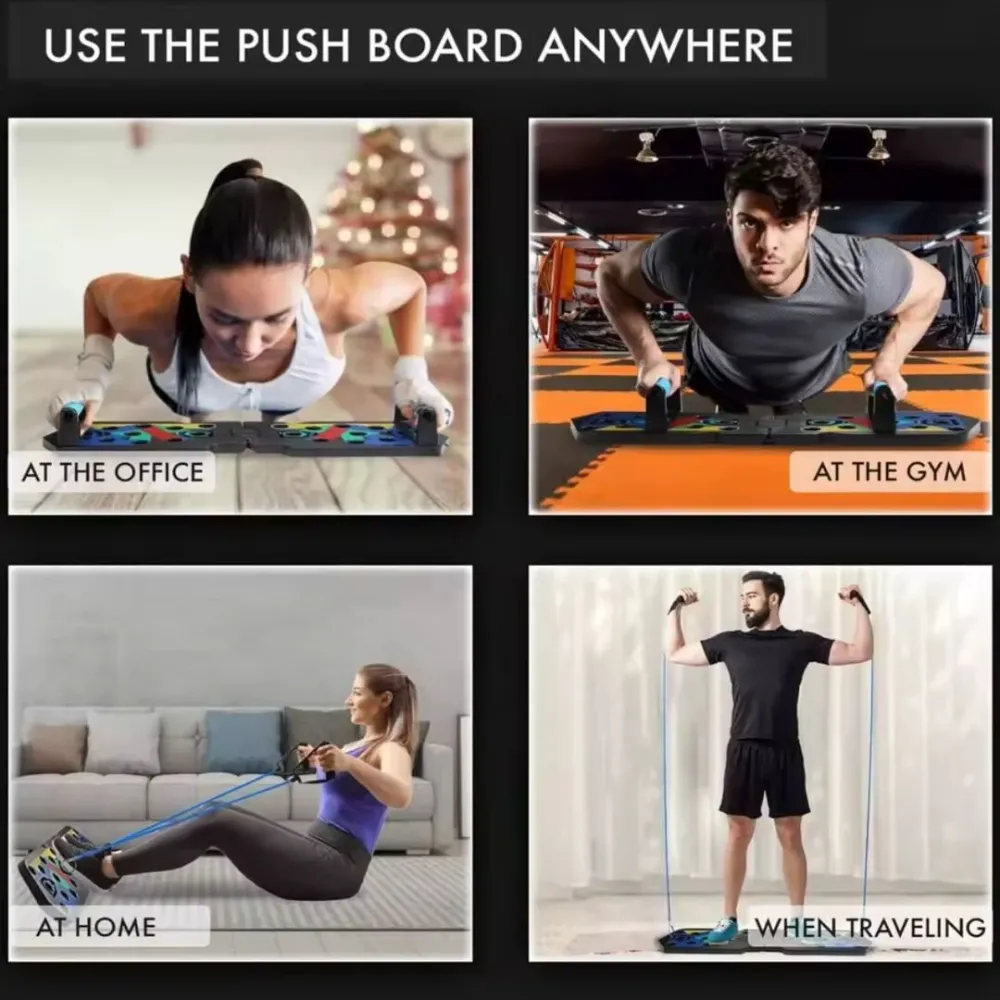 PushMaster | Gerichte Krachttraining voor Borst, Schouders & Armen Finest Luxe