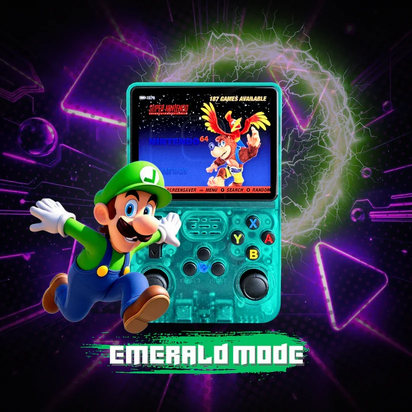 RetroVault Pro | Draagbare Console met 20.000 Retrospellen Finest Luxe