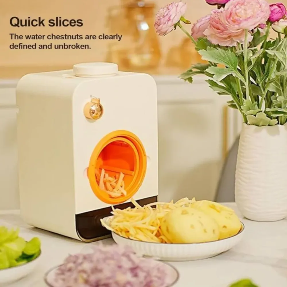 SliceMaster | Elektrische Groentesnijder voor Razendsnel Snijden & Hakwerk Finest Luxe