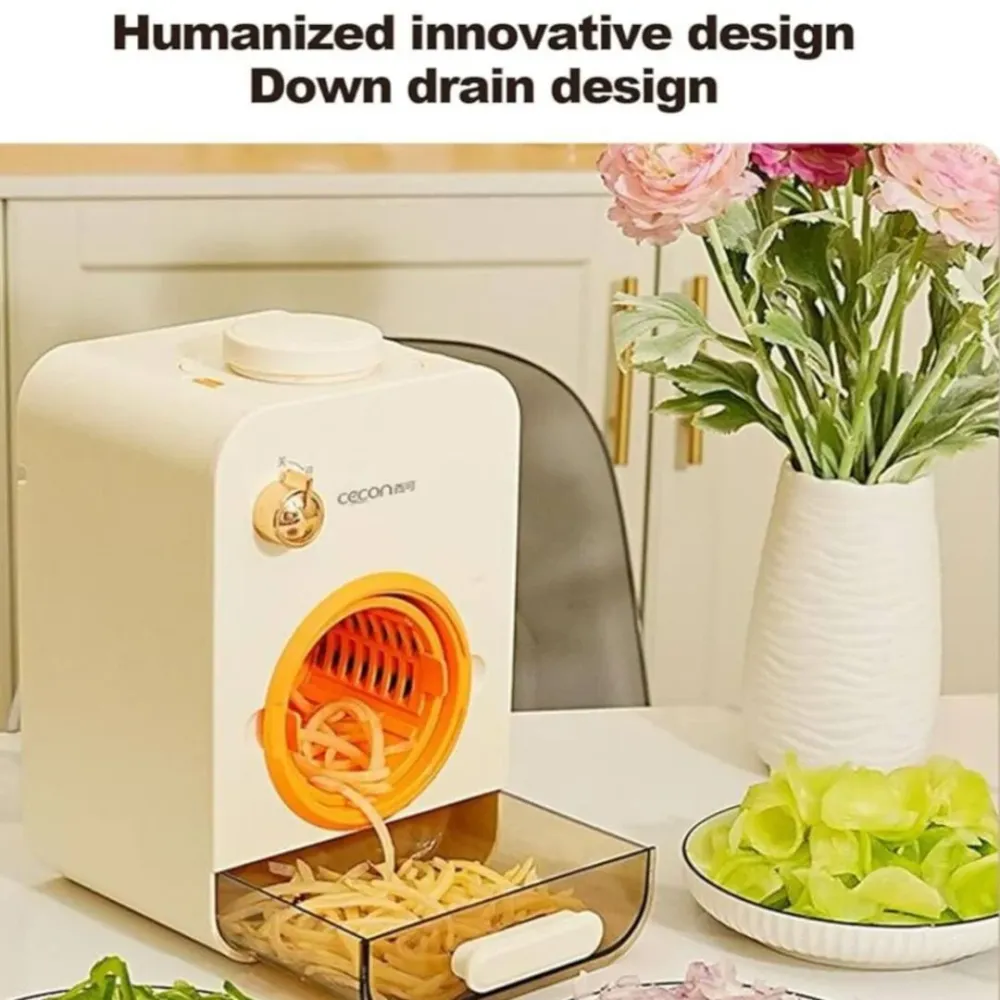 SliceMaster | Elektrische Groentesnijder voor Razendsnel Snijden & Hakwerk Finest Luxe