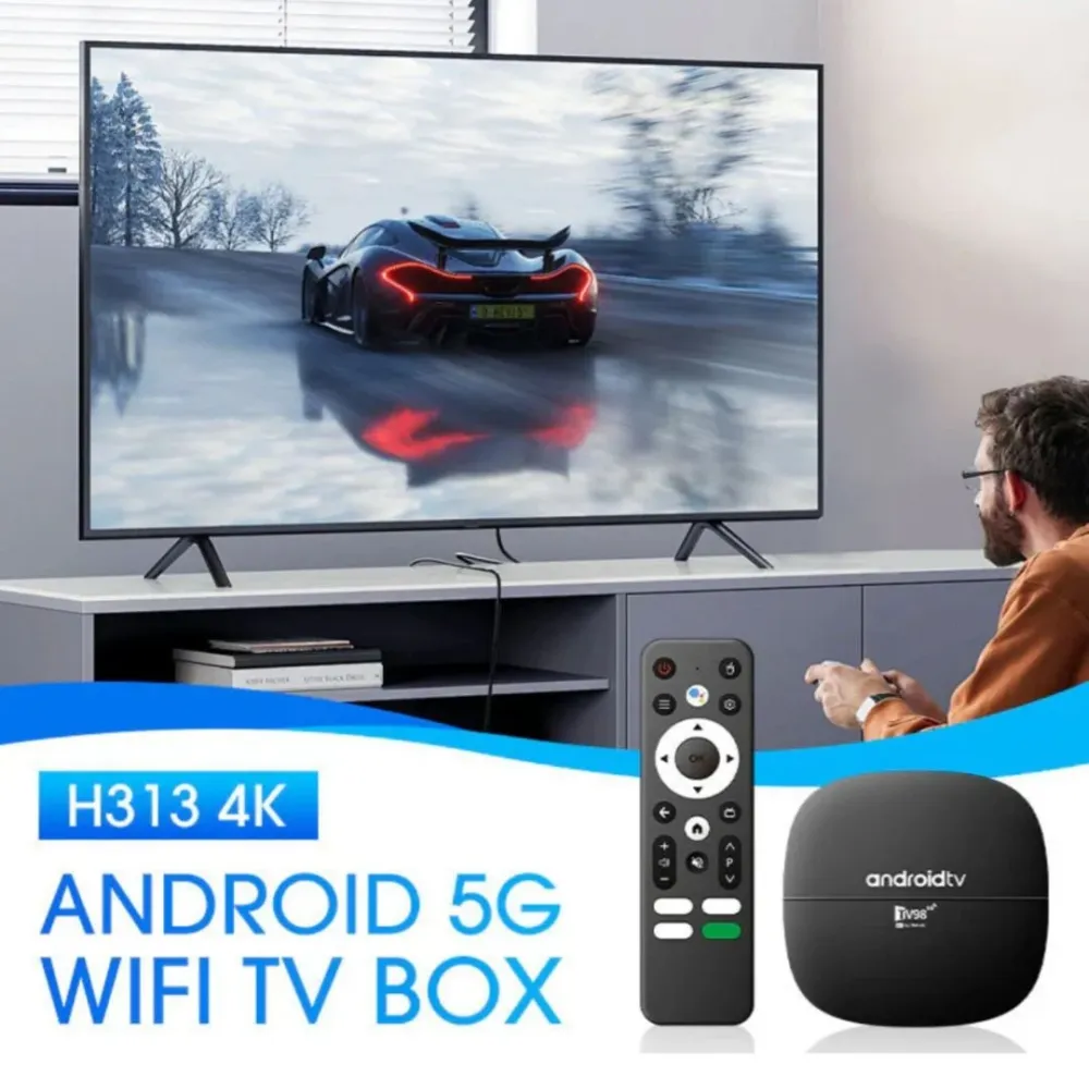 StreamMaster | 4K Android TV Box met 5G WiFi voor Ultiem Entertainment Finest Luxe