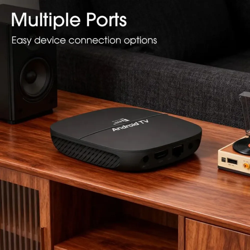 StreamMaster | 4K Android TV Box met 5G WiFi voor Ultiem Entertainment Finest Luxe