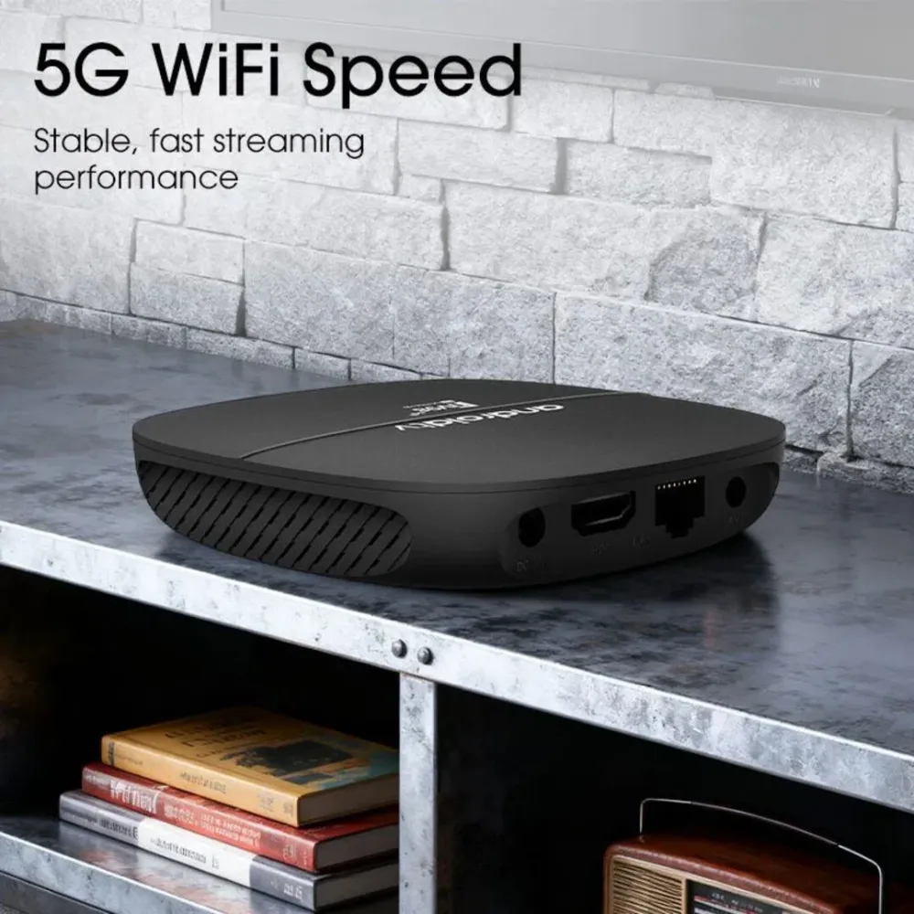 StreamMaster | 4K Android TV Box met 5G WiFi voor Ultiem Entertainment Finest Luxe