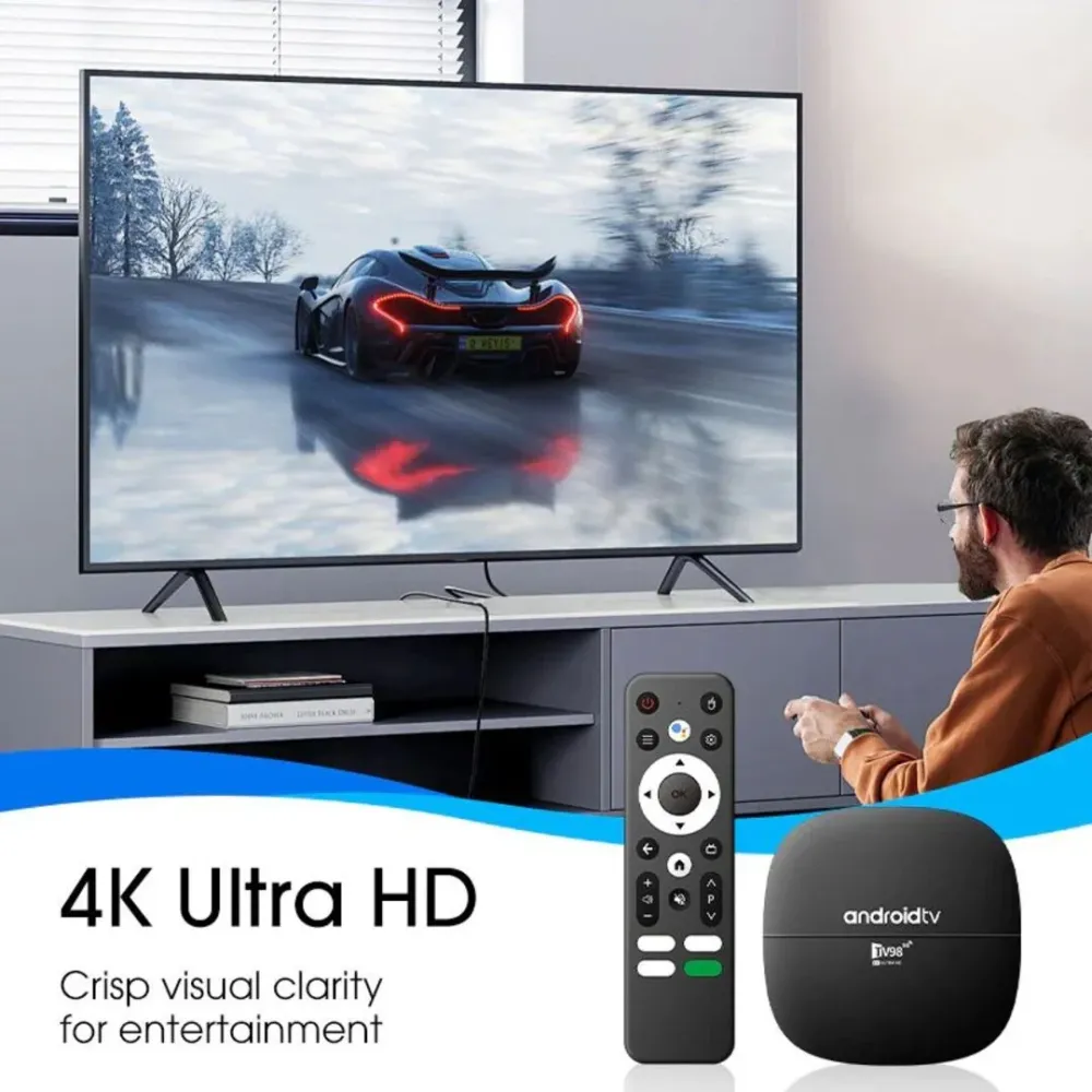 StreamMaster | 4K Android TV Box met 5G WiFi voor Ultiem Entertainment Finest Luxe
