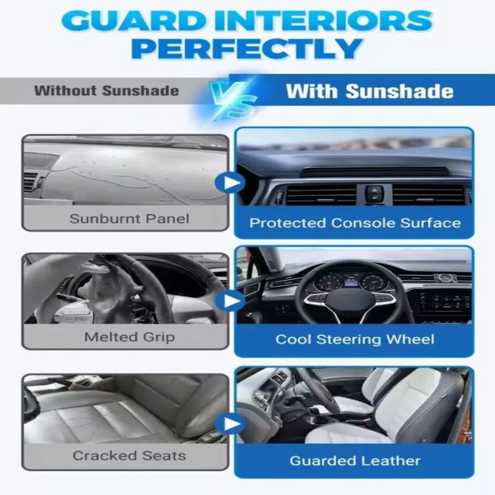 SunBlocker | Voorkom Verhitte Stoelen en Dashboard Finest Luxe