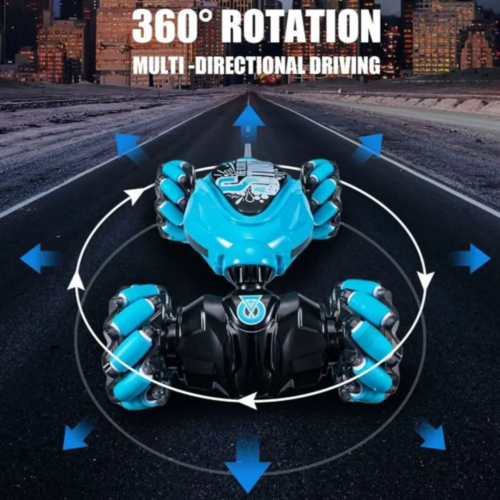TurboRacer | Raceauto met 360° Rotatie & Zwaartekrachtsensor Finest Luxe