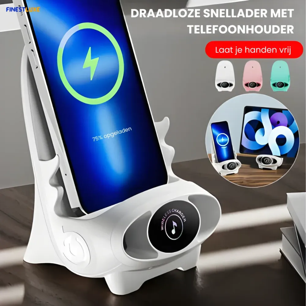 WirelessLounge | Slimme Mini-Stoel voor Opladen en Entertainment Finest Luxe
