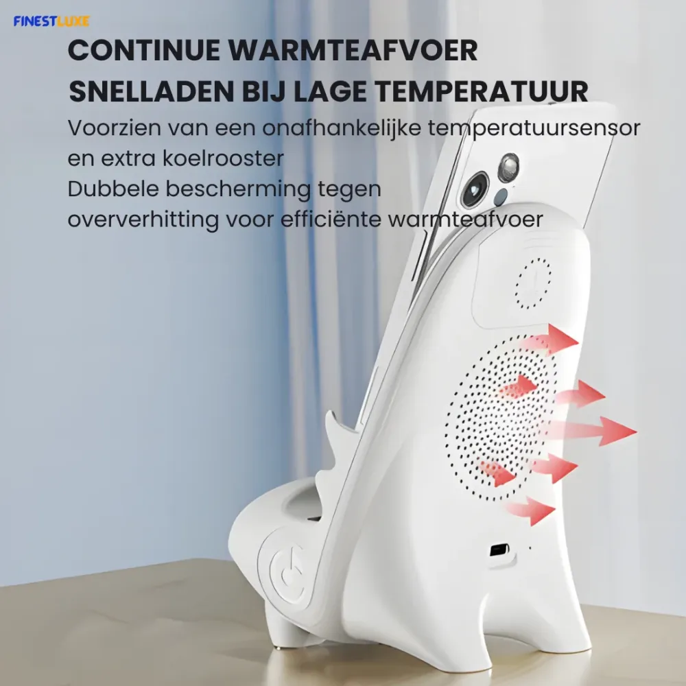 WirelessLounge | Slimme Mini-Stoel voor Opladen en Entertainment Finest Luxe