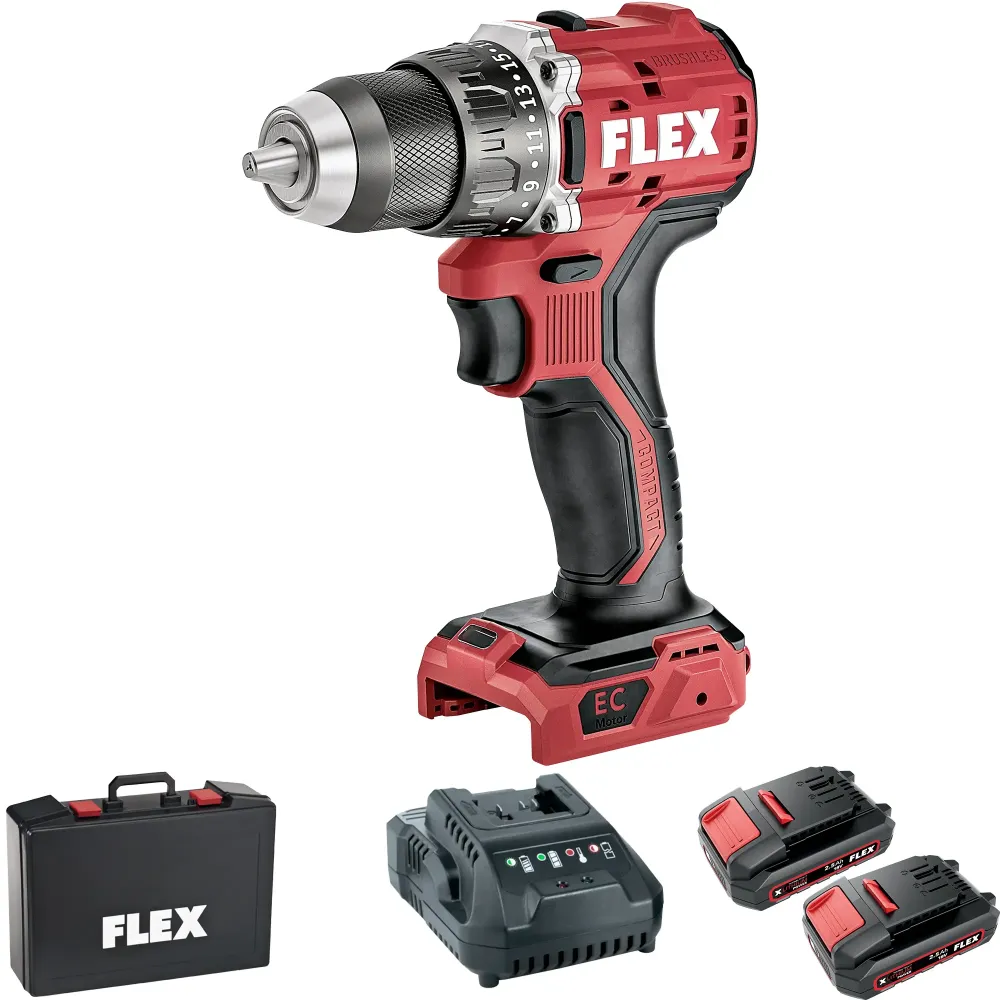 Boormachine Flex PD 2G EC LD C 18V 2,5Ah