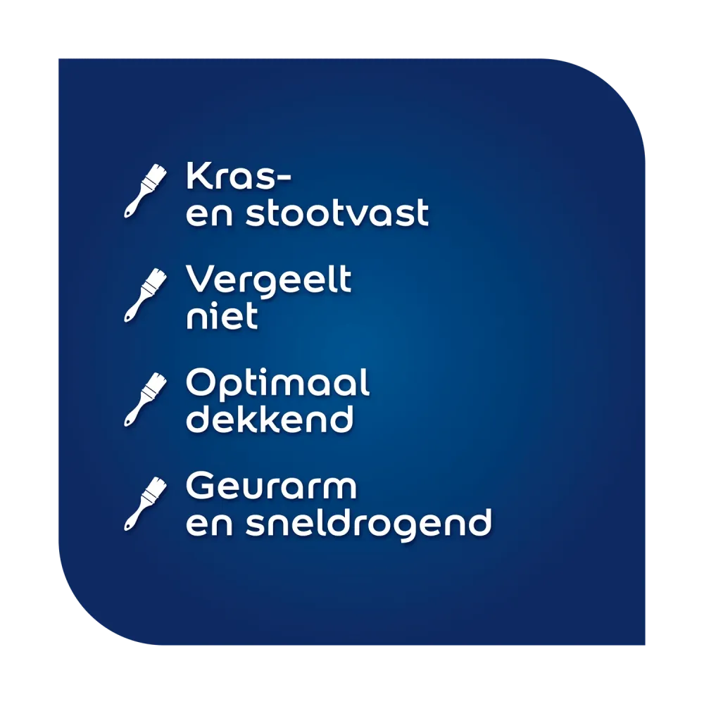 Flexa Houtlak Strak de Lak - Zijdeglans - Gebroken Wit RAL 9010 - 1,25L