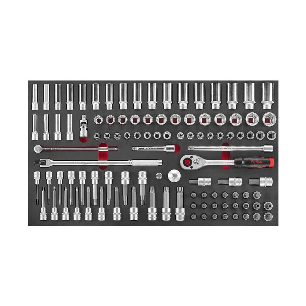 106pc 1/2" Socket combination set (10318 EVA) Force