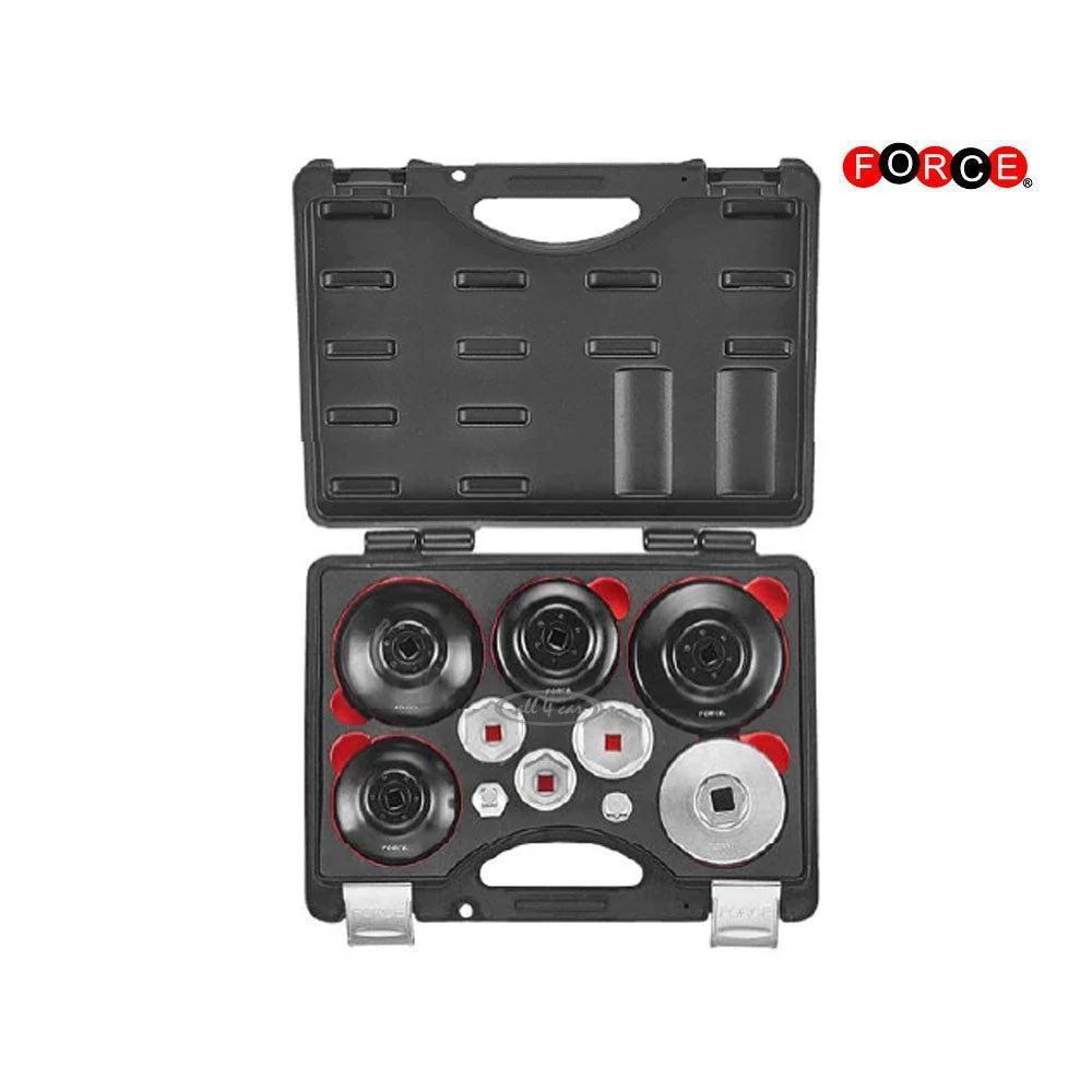 10pc Cup type oil filter wrench kit Force