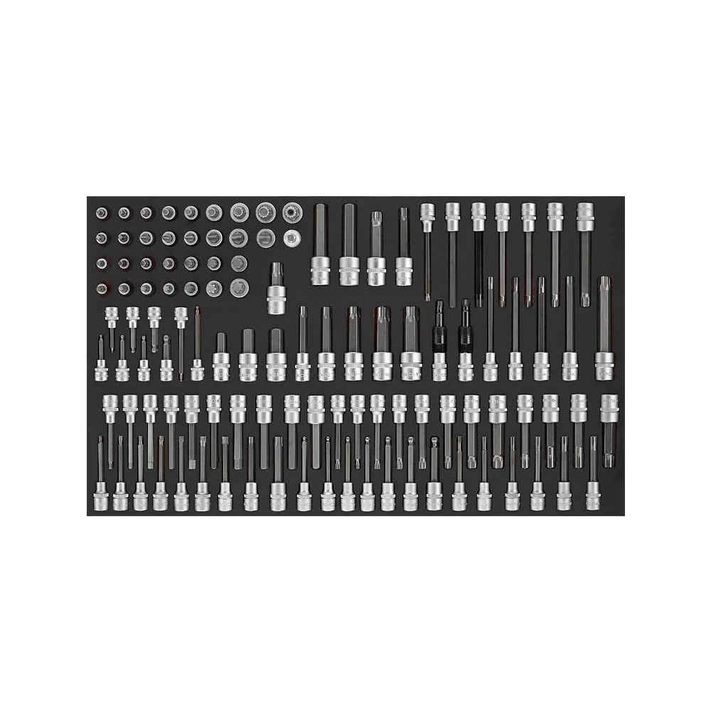 114pc 1/2"DR. Socket bit set (EVA 10318.D) Force