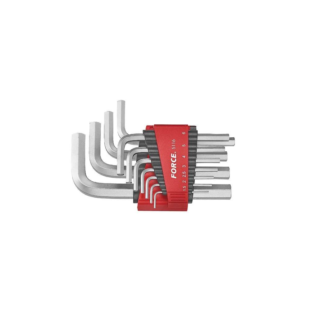 11pc Hex key set Force