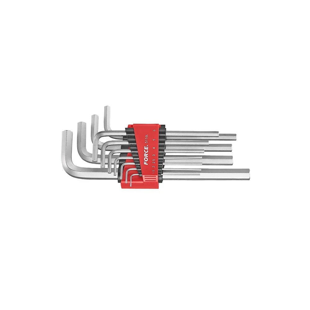 11pc Hex long key set Force