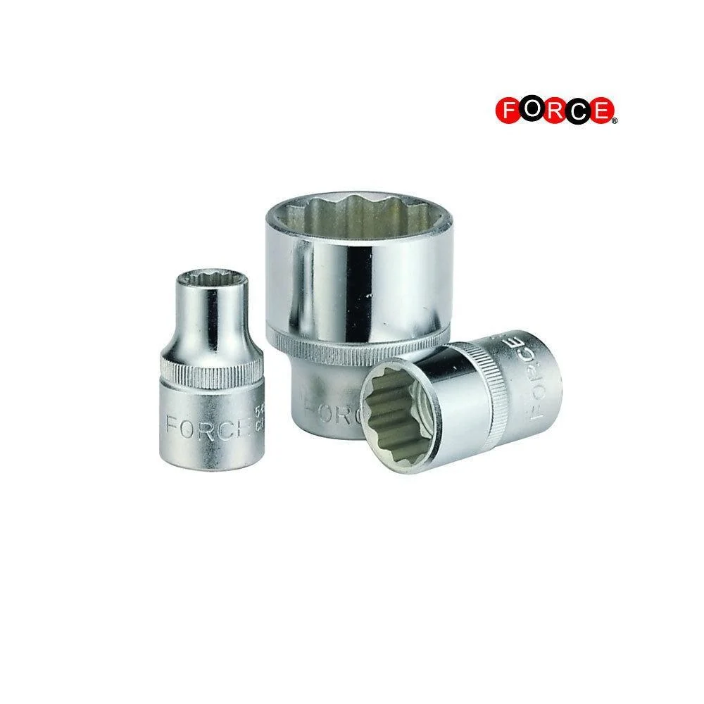 1/4" 12pt.Flank socket 9/16" Force