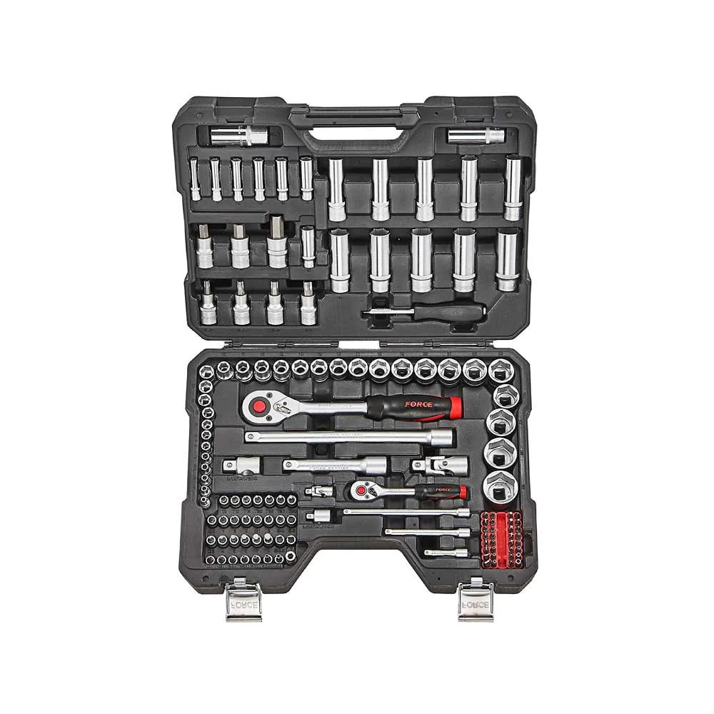 131pc 1/4" & 1/2" Socket combination set Force