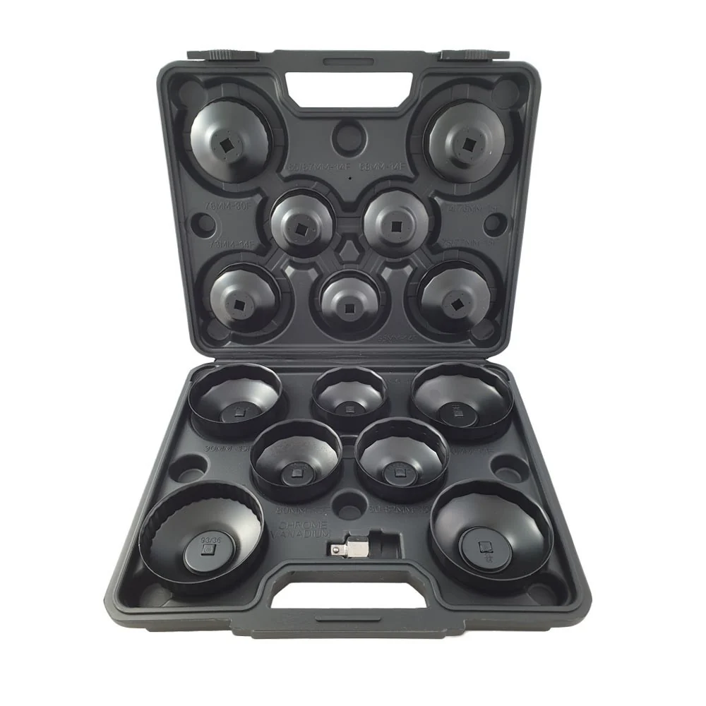 15pc Cup type oil filter wrench set Force