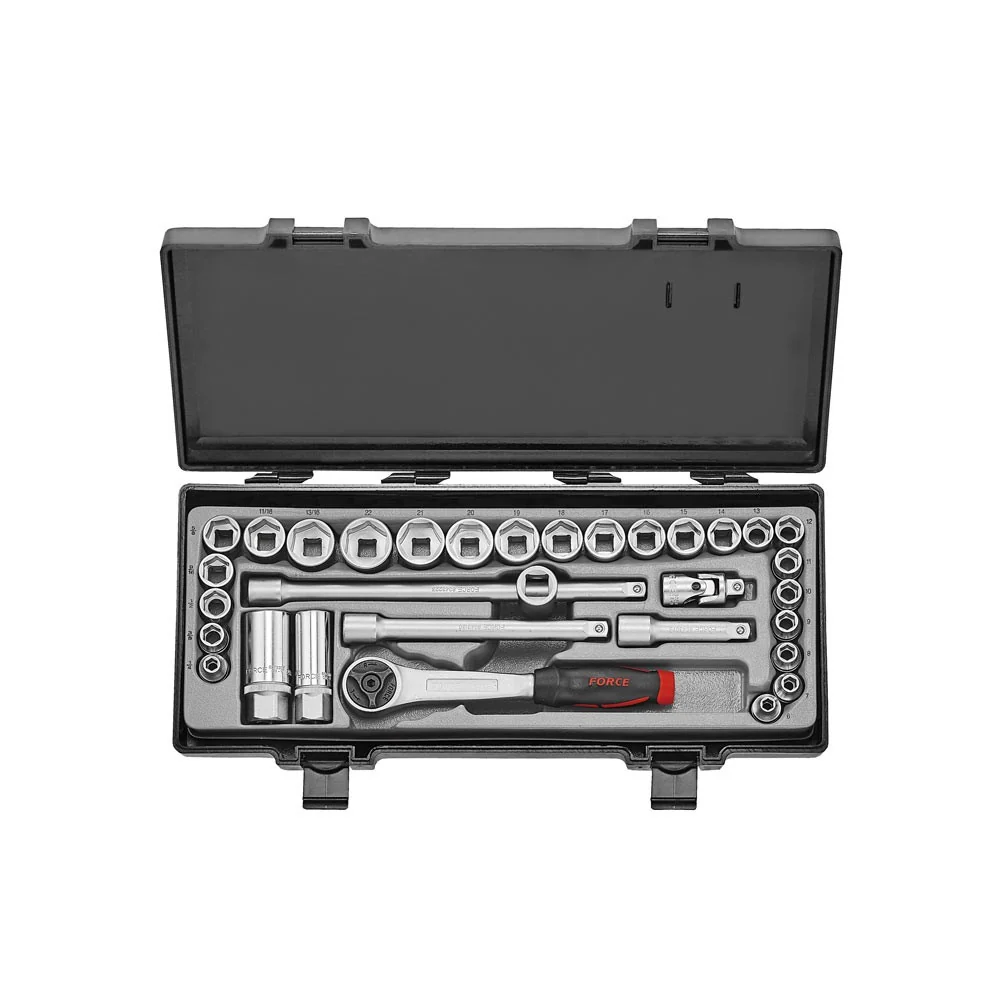 32pc Socket set (MM & SAE) Force