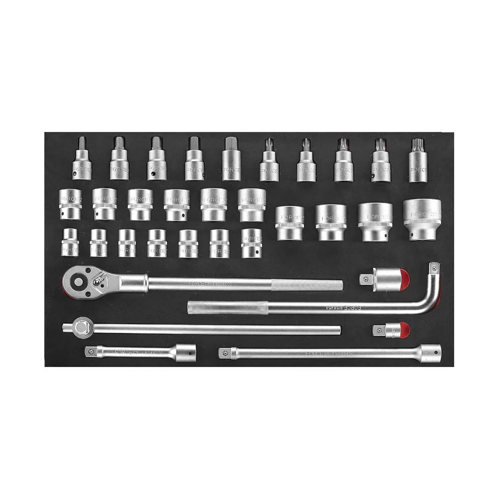 34pc 3/4"DR. Socket set (10318 EVA) Force